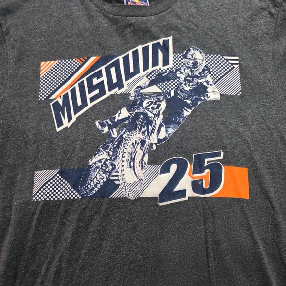 Red Bull KTM Factory Racing Other - Red Bull KTM Factory Racing Marvin Musquin 25 T-Shirt XL Gray Motocross Mens Tee